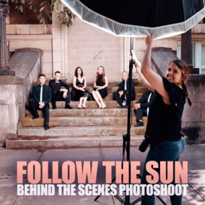 Outdoor band photo session